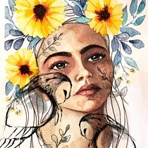 Mi Proyecto del curso: Retrato ilustrado en acuarela. Een project van  Creativiteit,  Artistieke tekening,  Portrettekening y Traditionele illustratie van Silvana Arrigoni - 23.03.2019