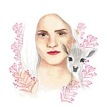 Mi Proyecto del curso: Retrato ilustrado en acuarela. Een project van  Beeldende kunst van Lorena Márquez - 25.12.2019