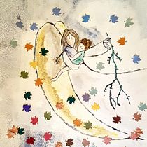 Mi Proyecto del curso: Introducción a la ilustración infantil: "El ángel" de Hans Christian Andersen.. Traditional illustration project by belenovich - 03.30.2019