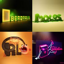 Lettering 3D. 3D, Ilustração tradicional, Ilustração digital, e Lettering projeto de J.FRAMES BOND - 02.04.2019