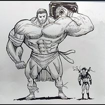 Mi Proyecto del curso: Ilustración para cómics: anatomía de un superhéroe. Un projet de B , et e dessinée de Alejandro Villar Martin - 15.06.2019