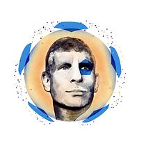 Martín Palermo. Ilustração digital projeto de Ariel Zimñiak - 03.04.2019