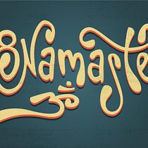 Mi Proyecto de Lettering: Namaste. Lettering project by Laura Fracca - 04.03.2019