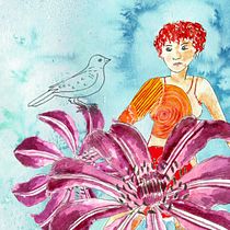Duendes: Animalario botánico: acuarela, tinta y photoshop. Artistic Drawing, and Traditional illustration project by Carme Farrerons - 04.03.2019