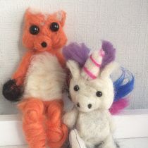 Mi Proyecto del curso: Needle felting: creación de personajes con lana y aguja.. Artesanato projeto de Damián Godoy - 05.04.2019