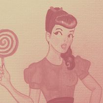 Mi Proyecto del curso: Cómo conquistar a una Pin Up. Un proyecto de Dibujo, Ilustración tradicional y Pintura a la acuarela de Tamara Gómez Martín - 07.04.2019