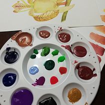 Mi Proyecto del curso: Elaboración de acuarelas artesanales. Watercolor Painting project by Elizabeth Benilda Sanchez - 04.09.2019