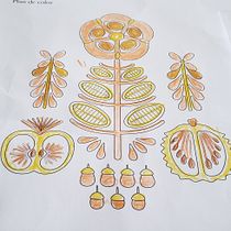 Color naranja. Un progetto di Artigianato e Educazione di Omaira Melo - 10.04.2019
