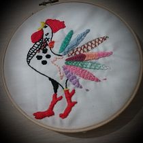 Mi Proyecto del curso: Técnicas de bordado: ilustrando con hilo y aguja. Embroider project by gabitzie24 - 04.10.2019