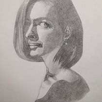 Mi Proyecto del curso: Retrato realista con lápiz de grafito. Desenho de retrato projeto de luis_quest - 11.04.2019