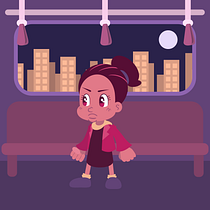 Girl VS Alien. Un progetto di Animazione, Animazione 2D, Animazione di personaggi, Illustrazione vettoriale e Videogiochi di Francisco Contreras - 12.04.2019
