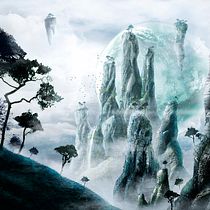 Mi Proyecto del curso de Matte Painting: Montaña Mágica. Concept Art, Traditional illustration, and Digital Illustration project by Jose Sénder Quintana - 04.13.2019