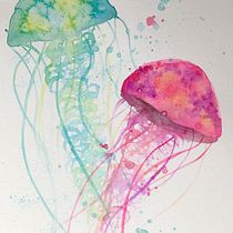 Mis Medusas. Un progetto di Pittura ad acquerello di Gaby R - 14.04.2019