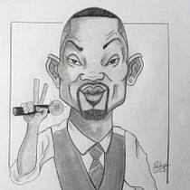 El gran Will Smith.... Creativit, Drawing, Pencil Drawing, Artistic Drawing, and Portrait Drawing project by Rodrigo Trejos Delgado - 04.14.2019