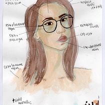 Mi Proyecto del curso: Retrato ilustrado en acuarela. Een project van  Portrettekening van Marita Ruiz - 19.04.2019