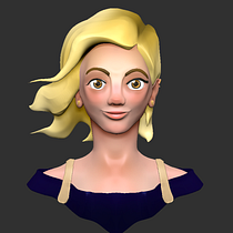 Doctor Who: Jodie Whittaker. Projekt z dziedziny 3D użytkownika Cristian Moreno - 20.04.2019