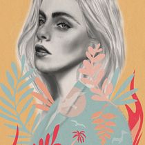 Mi Proyecto del curso: Retrato con lápiz, técnicas de color y Photoshop. Artes plásticas, Desenho, Desenho a lápis, Desenho artístico, Desenho de retrato, Desenho realista, Ilustração tradicional, Ilustração digital, Pintura, e Design projeto de Lygia Vico - 20.04.2019