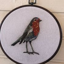 Mi Proyecto del curso: Pintar con hilo: técnicas de ilustración textil. Bordado projeto de loreramos26 - 02.05.2019