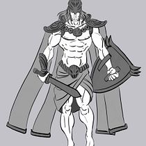 Guerrero, practica de anatomía. Un progetto di Illustrazione digitale di Damián Bonani - 21.04.2019