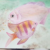 Mi Proyecto del curso: Técnicas modernas de acuarela. Un progetto di Belle arti di Kenia Monteon Hernandez - 25.04.2019