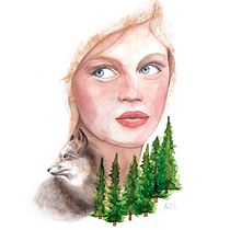 No planet B. Een project van  Portrettekening,  Ontwerp, Traditionele illustratie, Digitale illustratie y Aquarelschilderen van Ana Sánchez Tejedor - 25.04.2019