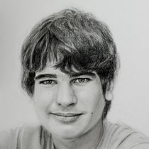 Mi Proyecto del curso: Retrato realista con lápiz de grafito. Desenho, Desenho a lápis, Desenho artístico, Desenho de retrato, e Desenho realista projeto de Carmen Cabrera - 02.11.2019