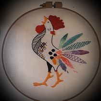 Mi Proyecto del curso: Técnicas de bordado: ilustrando con hilo y aguja. Un projet de Broderie de Luba Casta - 24.03.2020