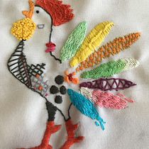 Mi Proyecto del curso: Técnicas de bordado: ilustrando con hilo y aguja. Un projet de Broderie de Maria Arias - 28.04.2019