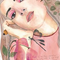 Mi Proyecto del curso: Retrato ilustrado en acuarela. Een project van Traditionele illustratie van Paula Escudero - 10.04.2019