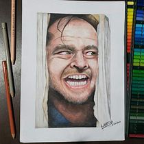 Mi Proyecto del curso:  Retrato realista con lápices de colores. Portrait Drawing project by mariasol_farfal - 05.02.2019