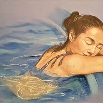 "DESCANSO" Mi Proyecto del curso: Ilustración con pastel y lápices de colores. Un progetto di  di Yos Sevilla Delgado - 02.05.2019
