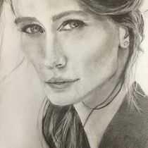 Mi Proyecto del curso: Retrato realista con lápiz de grafito. Artes plásticas, Desenho de retrato, e Desenho realista projeto de Verónica Chauvet - 05.05.2019