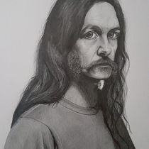 Mi Proyecto del curso: Retrato realista con lápiz de grafito. Desenho a lápis projeto de David Moreno Oya - 31.05.2019