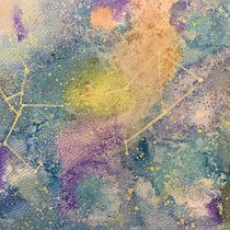 Mi Galaxia. Un progetto di Pittura ad acquerello di Aloína Aumaiel - 10.05.2019