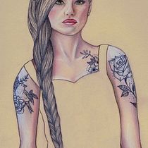 Mi Proyecto del curso: Ilustración con pastel y lápices de colores. Un progetto di Disegno artistico, Disegno di ritratti e Illustrazione tradizionale di Delia Sesma Galipienzo - 12.05.2019