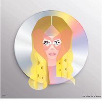 Mi Proyecto del curso: brisa fenoy como BarbarellaRetrato geométrico minimalista. Un projet de Illustration traditionnelle de Sara Huerta - 13.05.2019