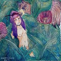Mi Proyecto del curso: Animalario botánico: acuarela, tinta y grafito. Character Design, Traditional illustration, and Watercolor Painting project by Michelle Aline - 05.14.2019
