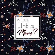 Is There Life On Mars?. Projekt z dziedziny Projektowanie graficzne, Trad, c i jna ilustracja użytkownika Magalí Giacomino - 16.05.2019