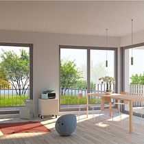 Imagen de Interior por un concurso de Viviendas. Architecture project by pa.burattini - 05.17.2019