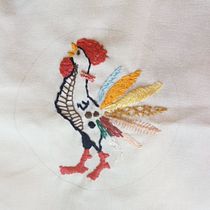 Mi Proyecto del curso: Técnicas de bordado: ilustrando con hilo y aguja. Embroider project by Claudia Godoy - 05.17.2019