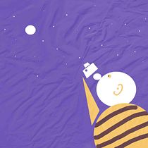 "Foto de la luna". Mi Proyecto del curso: Ilustración original de tu puño y tableta. Digital Illustration project by Adriana Rey - 05.18.2019