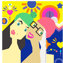 Mi Proyecto del curso: Ilustración vectorial con estilo. Un proyecto de Diseño gráfico de lucianaarmand35 - 19.05.2019