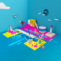 Mi Proyecto del curso: Dirección de Arte con Cinema 4D. 3D project by Manuel Sam - 11.27.2019