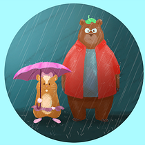 Mi Proyecto del curso: Ilustración digital con lápices de colores. Ilustração infantil projeto de Christian Álvarez - 26.05.2019