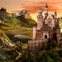 Matte Painting: Proyecto Final. Concept Art, and Digital Illustration project by Francisco Guevara Soto - 05.29.2019