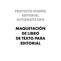 Mi Proyecto del curso: maquetar libro de texto para una editorial Ein Projekt aus dem Bereich Verlagsdesign von María José Pérez Portero - 03.12.2019