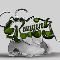 Mi Proyecto del curso: Lettering artístico: Running Ein Projekt aus dem Bereich 3D, Kalligrafie, Zeichnung, Design, Traditionelle Illustration, Digitale Illustration, Lettering, T und pografie von Gustavo Merlo - 29.05.2019