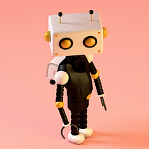 Robot. 3D Animation project by Riccardo Maradiaga - 06.17.2019
