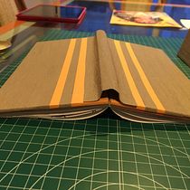 Mi Proyecto del curso: Encuadernación artesanal sin costuras. Creativit, and Bookbinding project by Magdalena Garau Garau - 06.02.2019