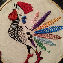 Mi Proyecto del curso: Técnicas de bordado: ilustrando con hilo y aguja. Un projet de Broderie de Mónica MR - 10.08.2019